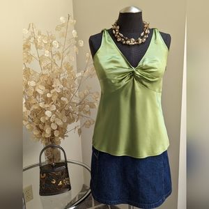 Silk satin summer top